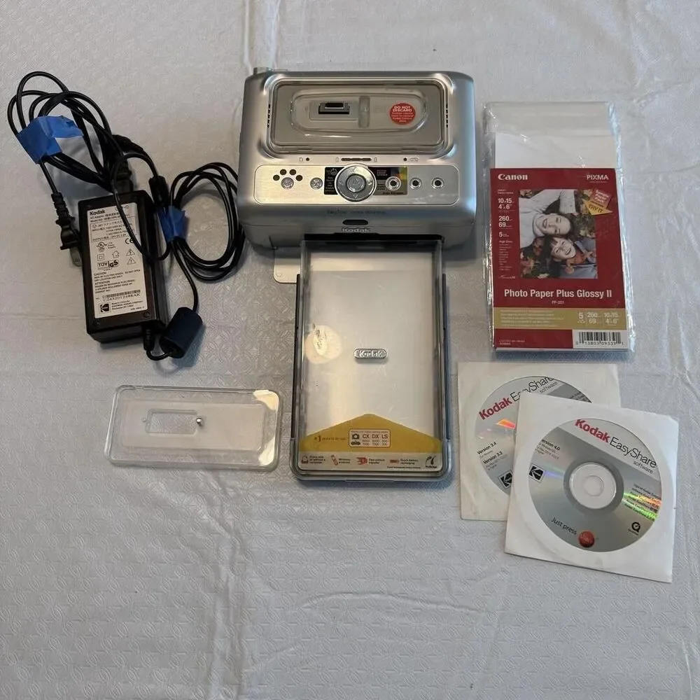 Kodak EasyShare Printer Dock Plus Photo Printer with Power Adapter, Software CDs